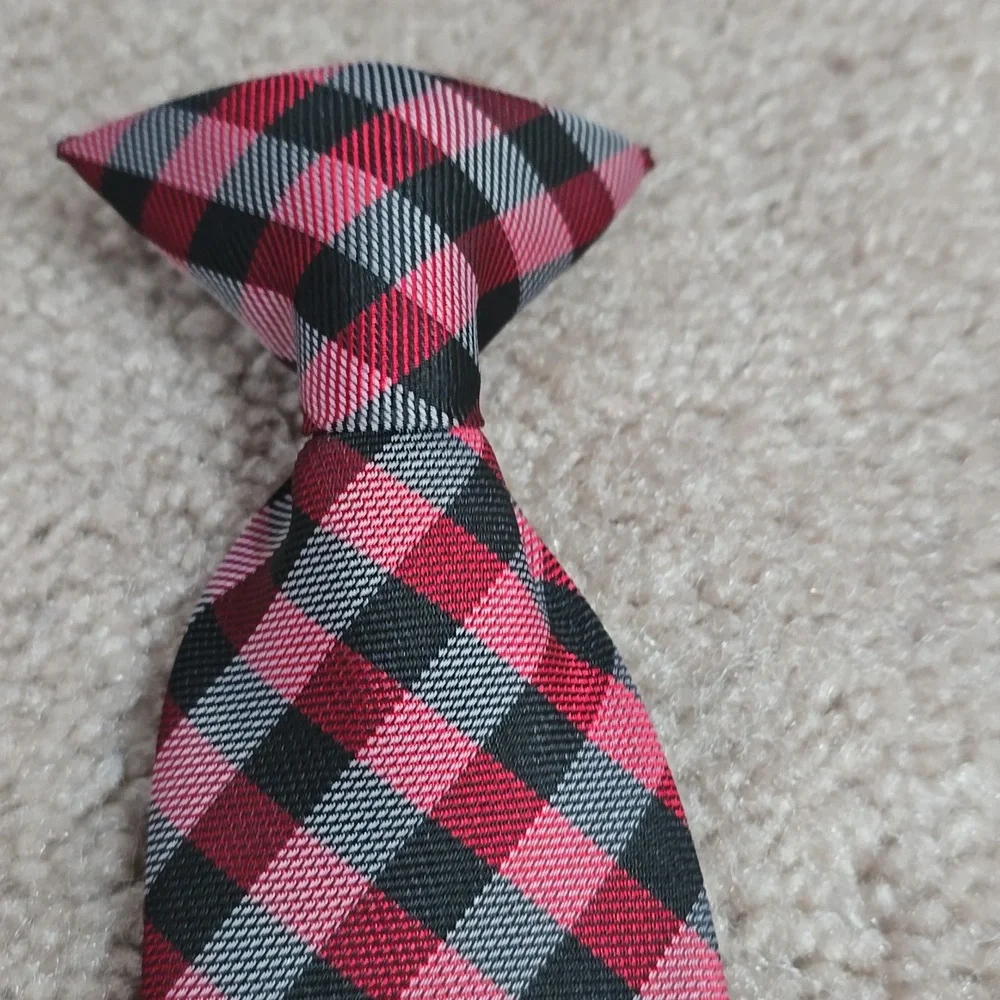 Clip-On Plaid Tie (15
